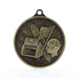 Global Surf Lifesaving Medal 50mm Gold 