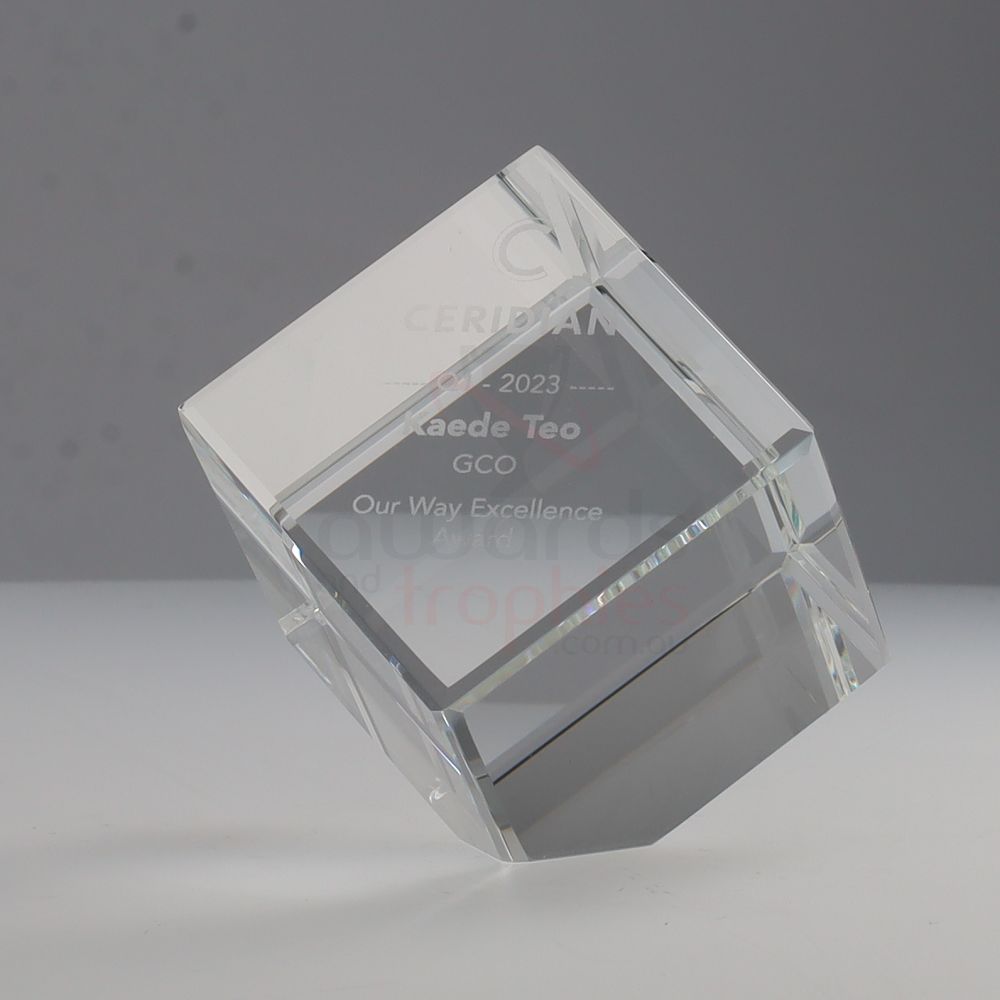 Crystal Cube 125mm
