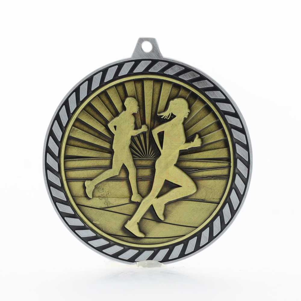 Venture Cross Country Medal Silver 60mm