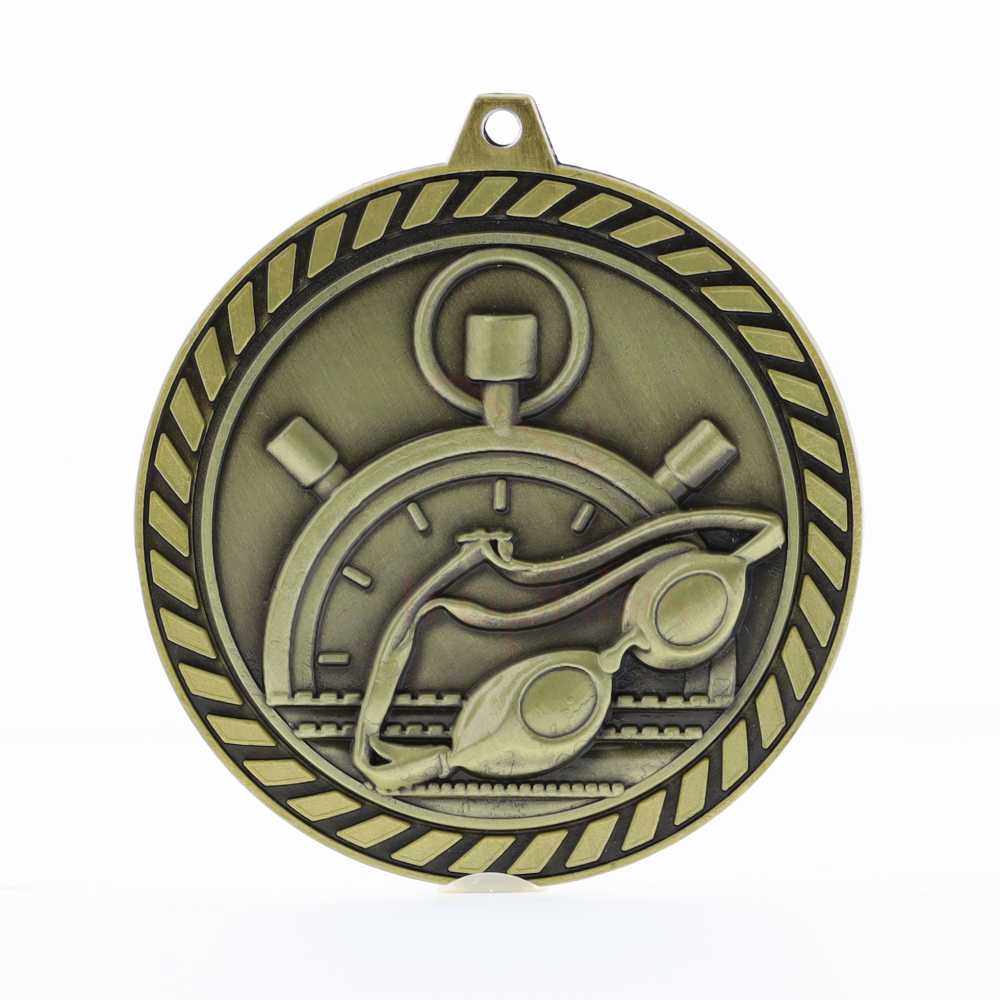Venture Swimming Medal Gold 60mm