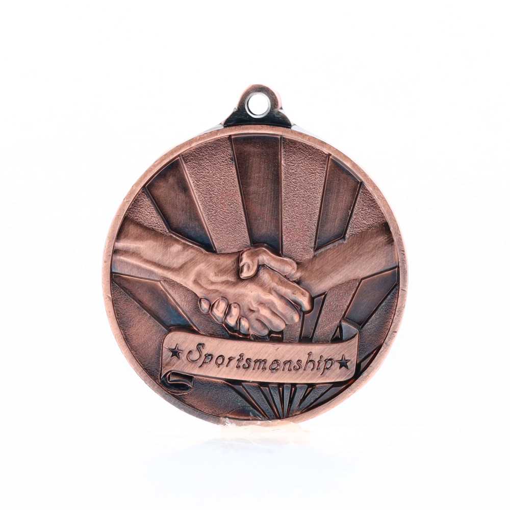Sunrise Sportsmanship Medal 50mm Bronze