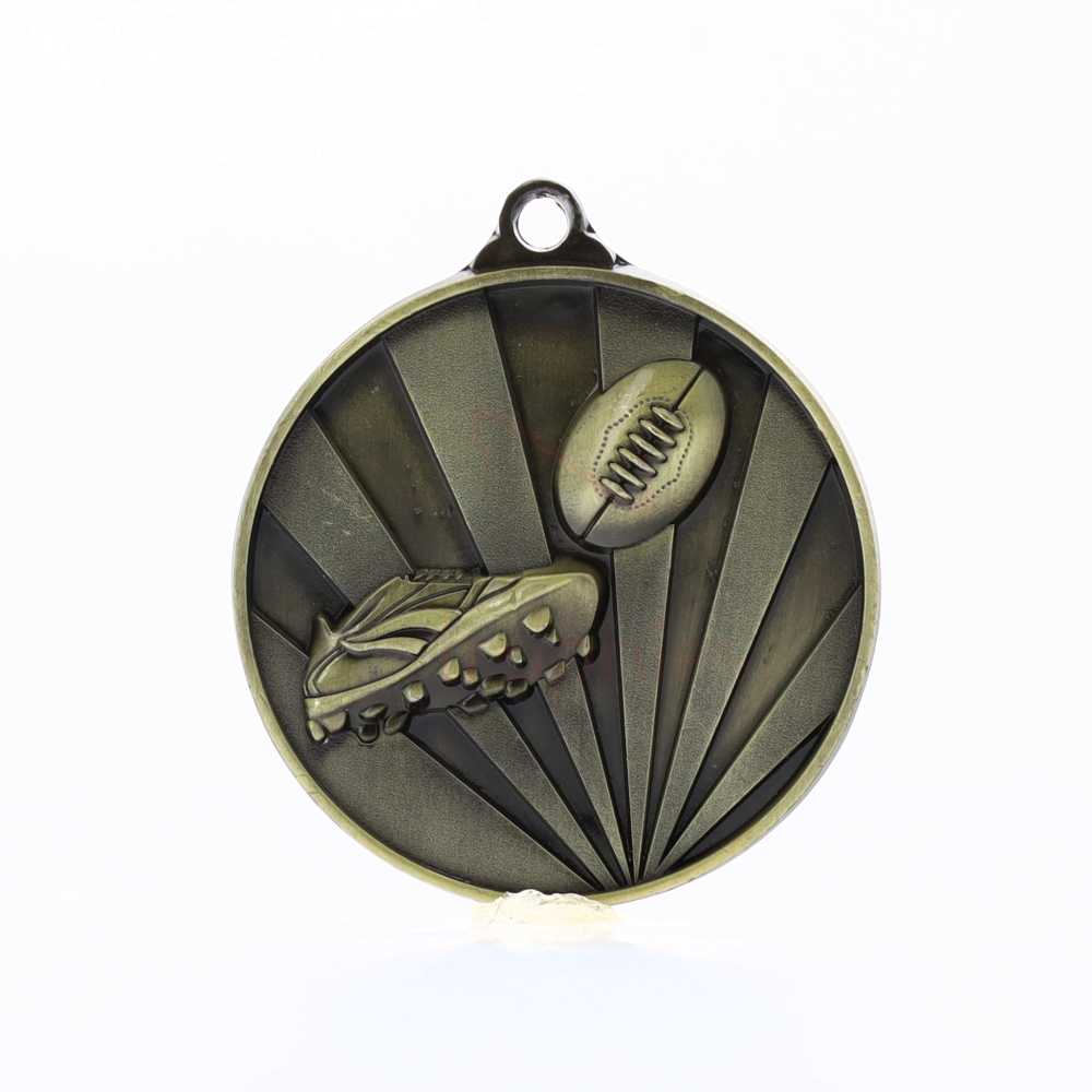 Sunrise AFL Medal 50mm Gold