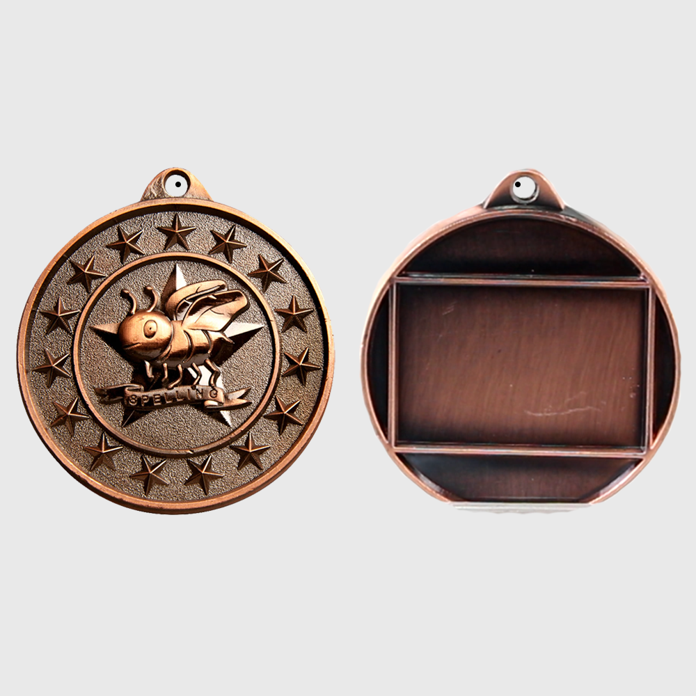 Spelling Starry Medal Bronze 50mm