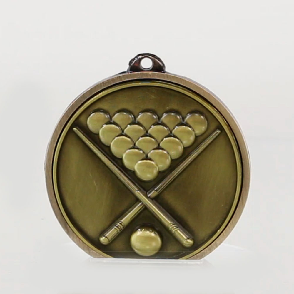 Triumph Billiards Medal 55mm Gold