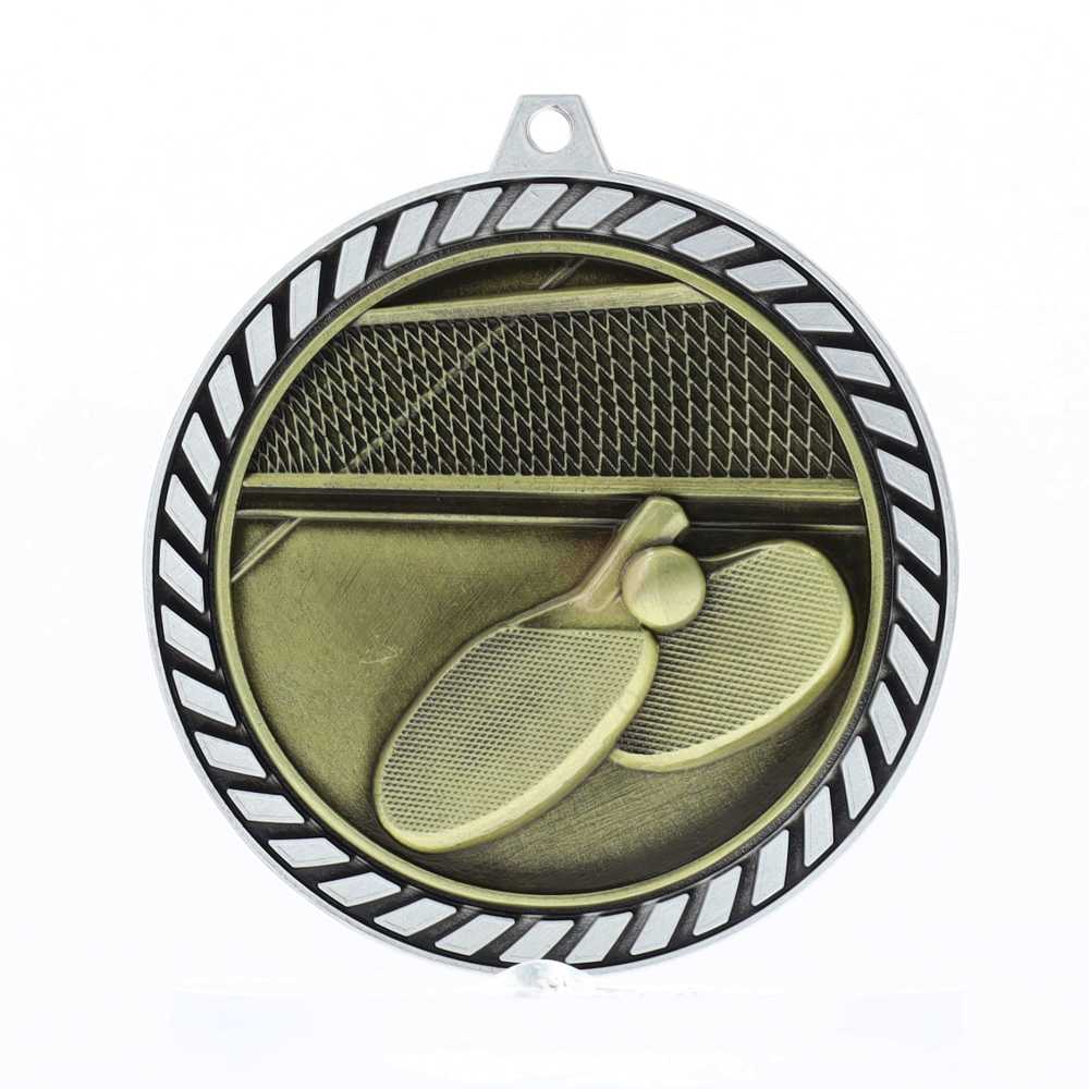 Venture Table Tennis Medal Silver 60mm
