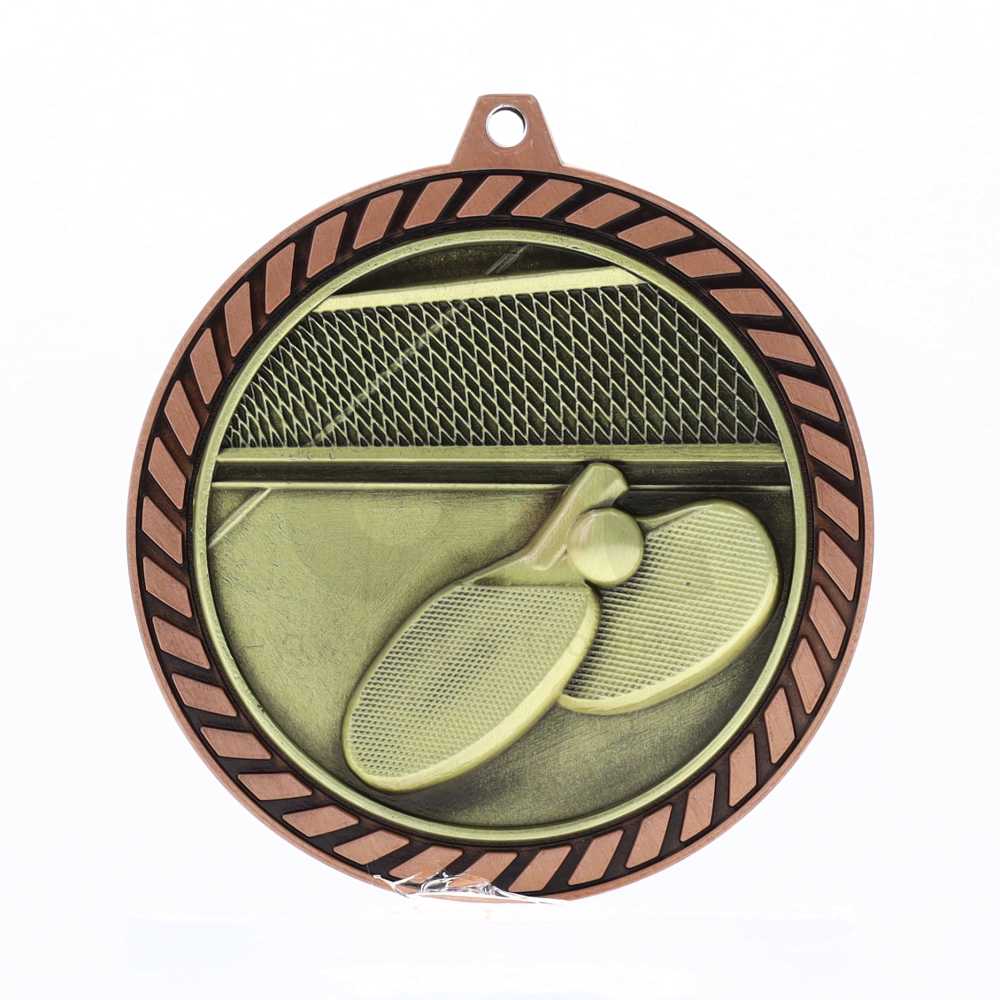 Venture Table Tennis Medal Bronze 60mm