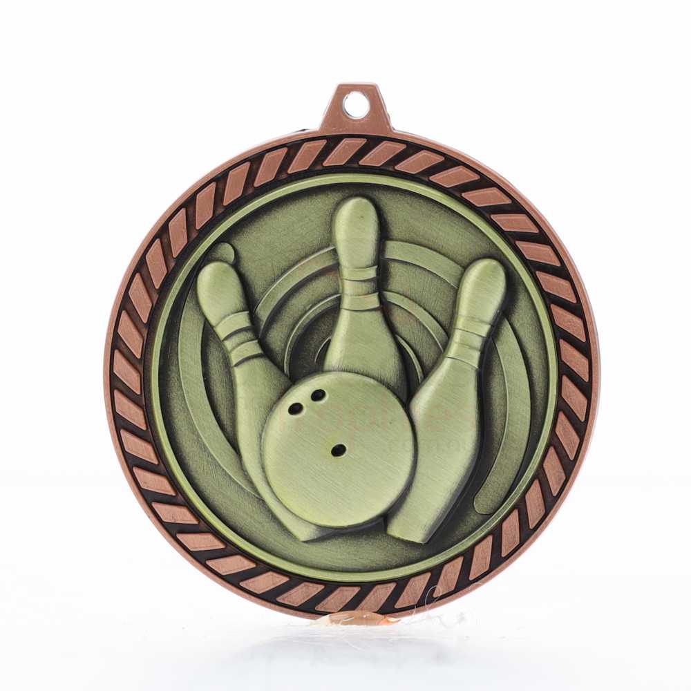 Venture Tenpin Bowling Medal Bronze 60mm