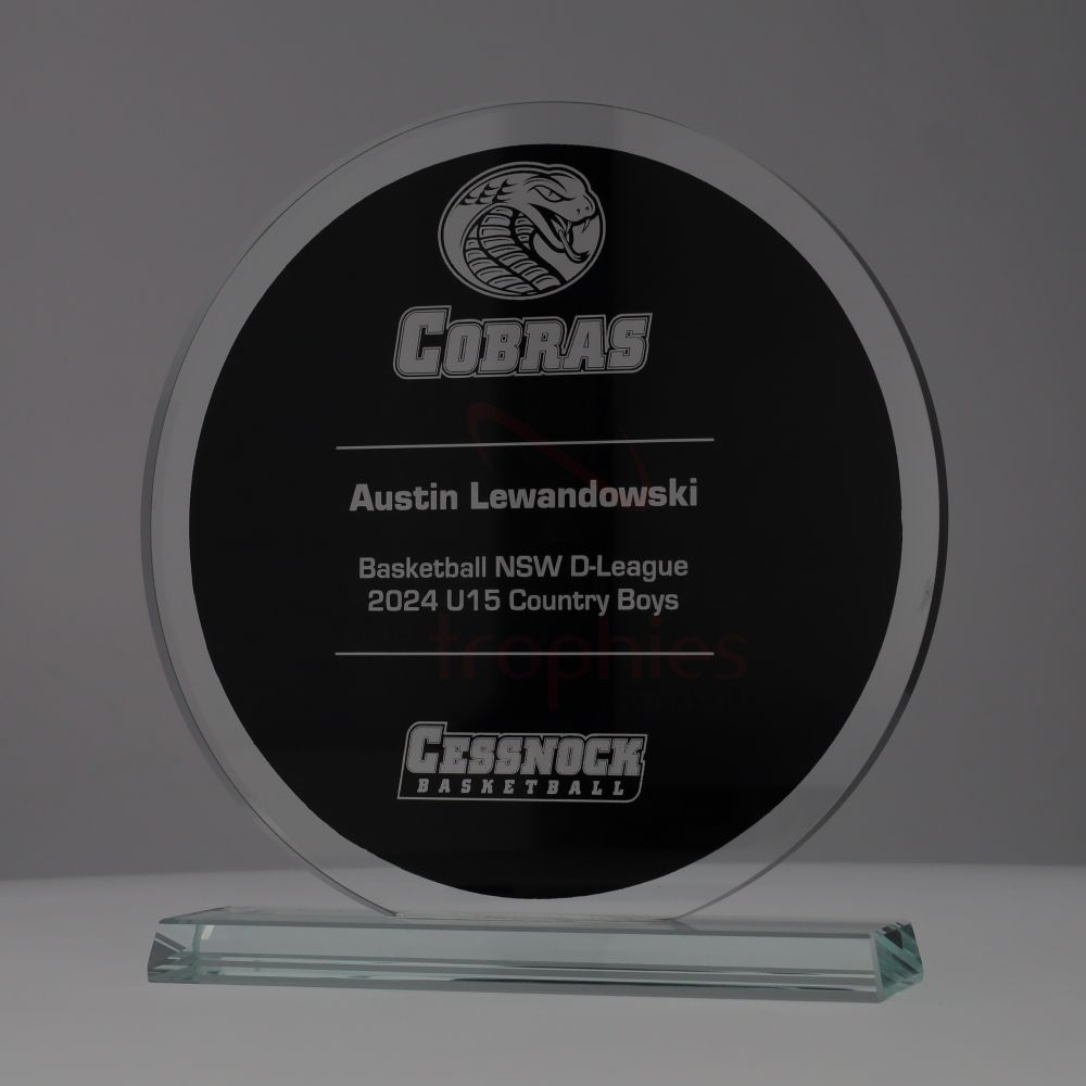 Celestial Glass Round 170mm - Black