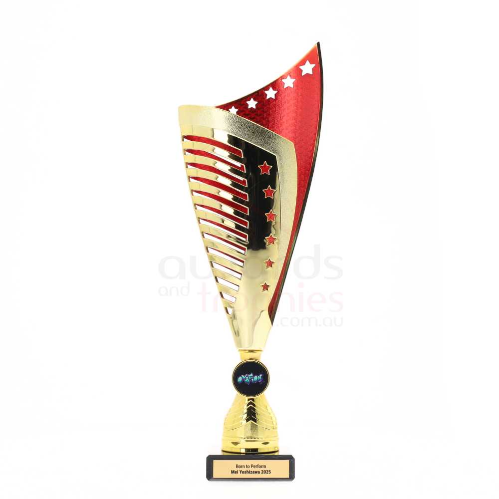 Whistler Cup 335mm - Gold/Red