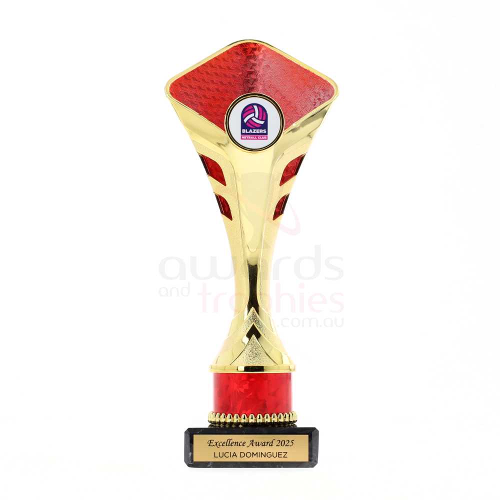 Verbier Cup 220mm - Gold/Red