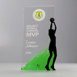 Silhouette Series 155mm - Netball Female