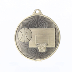 Universal Medal Gold 50mm - Basketball
