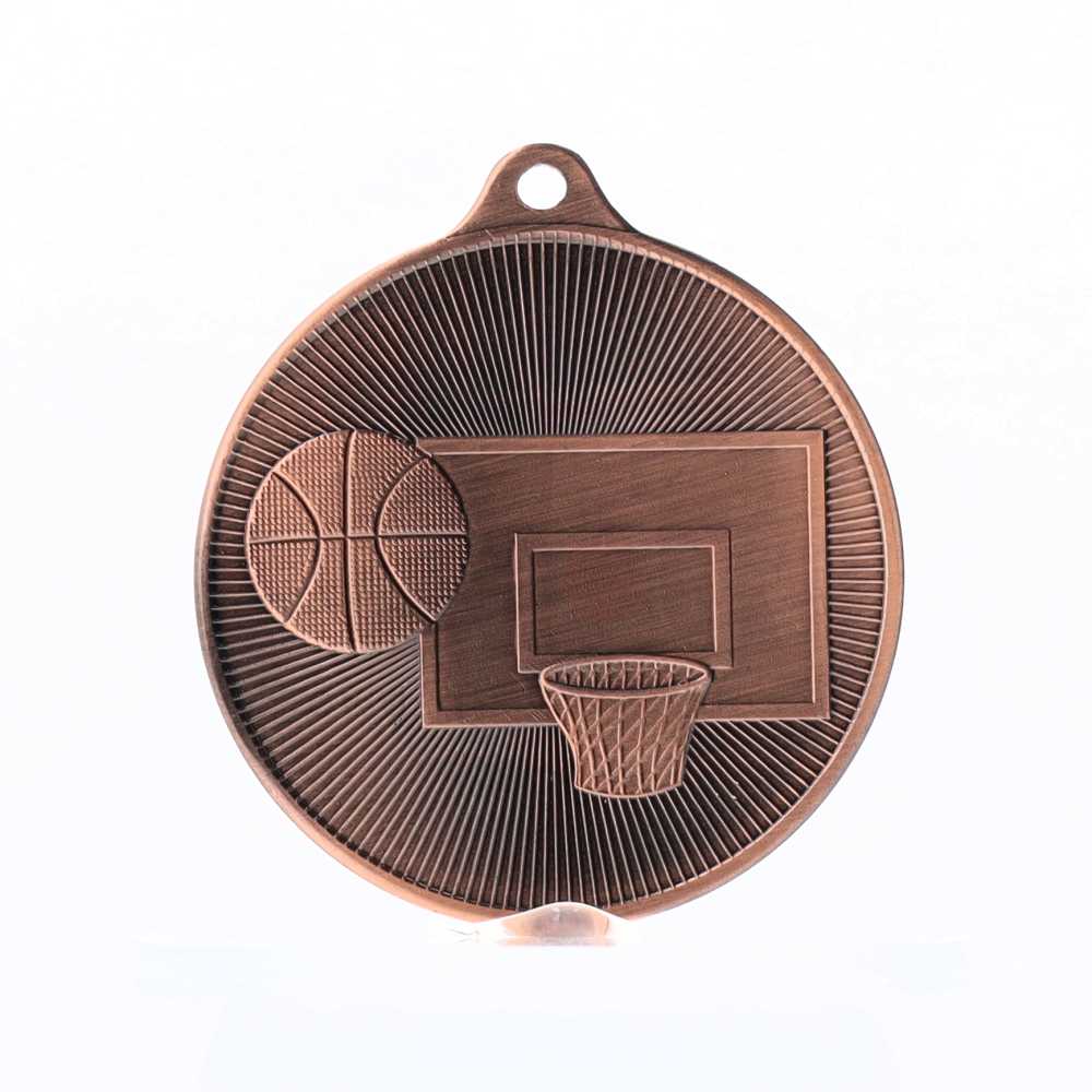 Universal Medal Bronze 50mm - Basketball