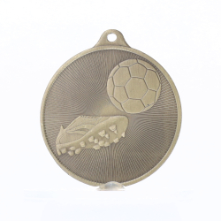 Universal Medal Gold 50mm - Football