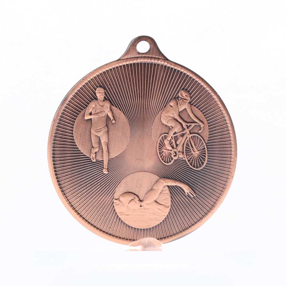 Universal Medal Bronze 50mm - Triathlon