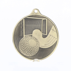 Universal Medal Gold 50mm - Hockey