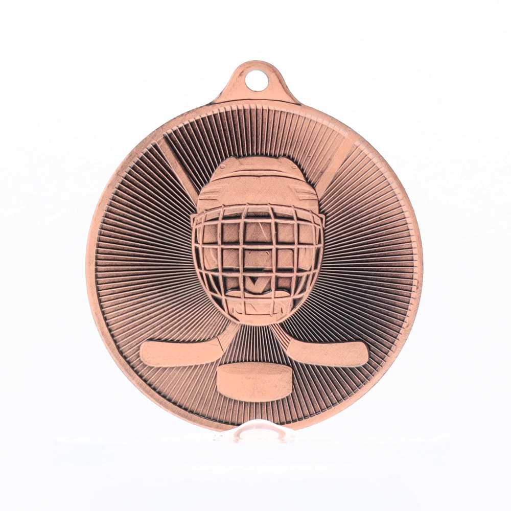 Universal Medal Bronze 50mm - Ice Hockey
