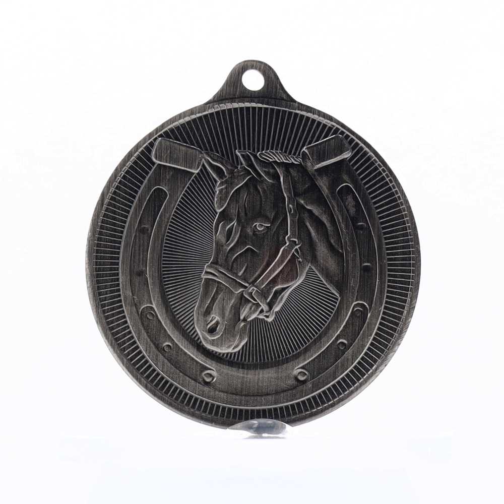 Universal Medal Silver 50mm - Horses