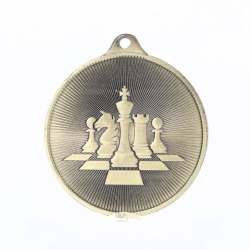 Universal Medal Gold 50mm - Chess