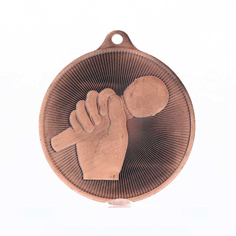 Universal Medal Bronze 50mm - Microphone