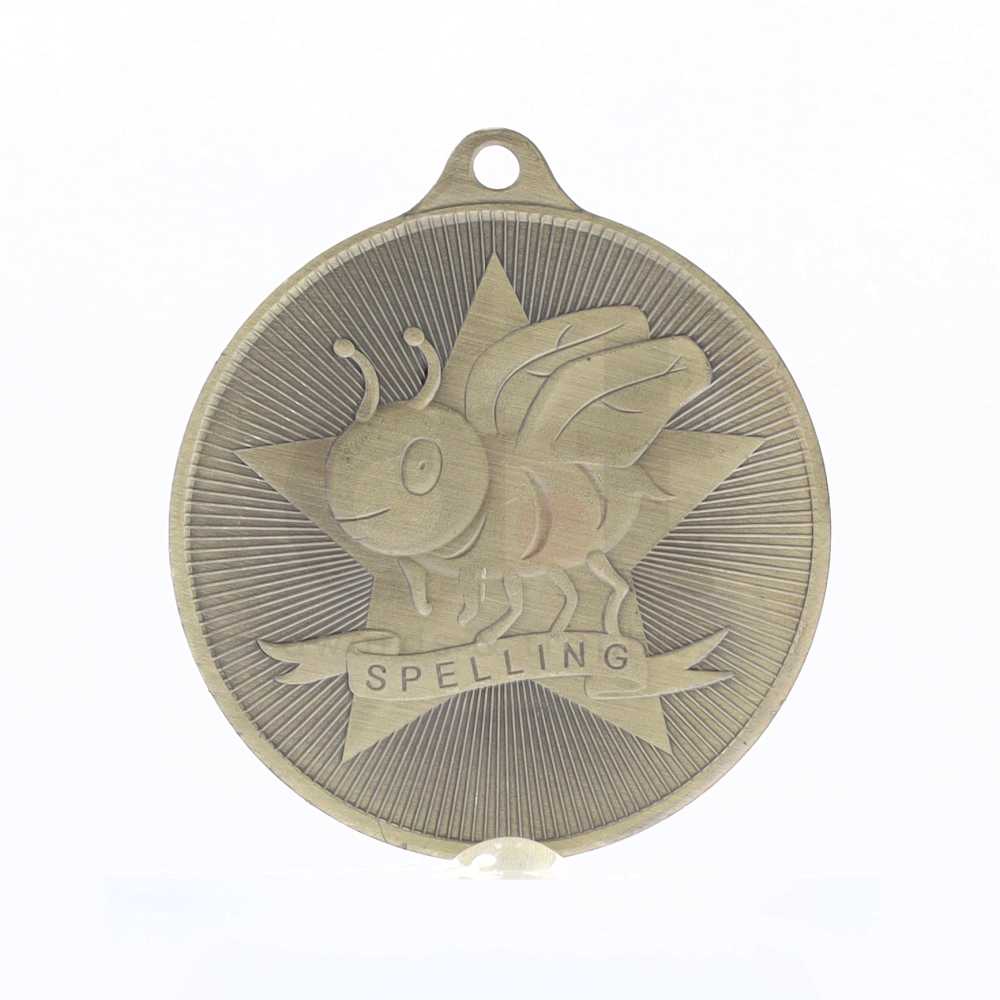 Universal Medal Gold 50mm - Spelling