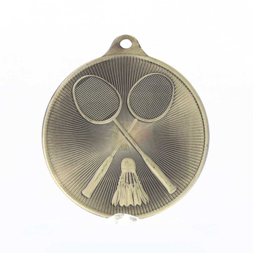 Universal Medal Gold 50mm - Badminton