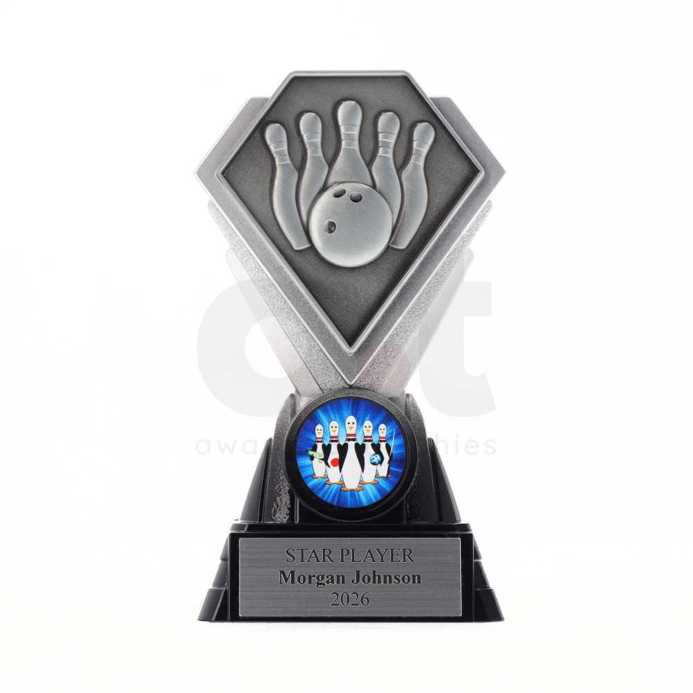 Diamond Trophy 125mm - Tenpin Bowling