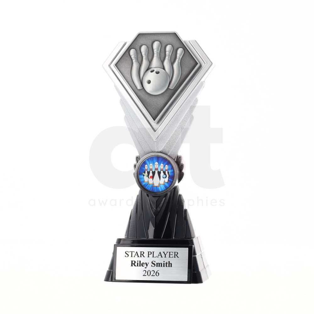 Diamond Trophy 200mm - Tenpin Bowling
