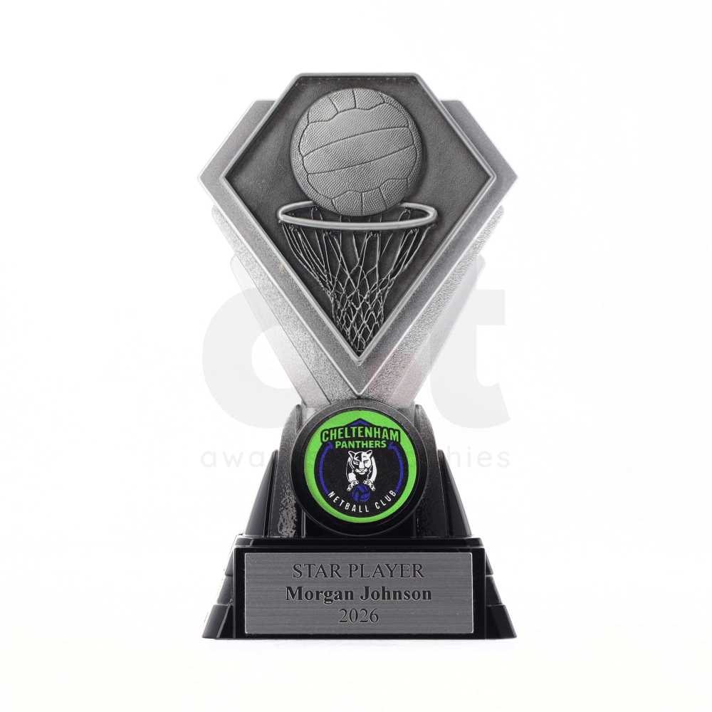 Diamond Trophy 125mm - Netball