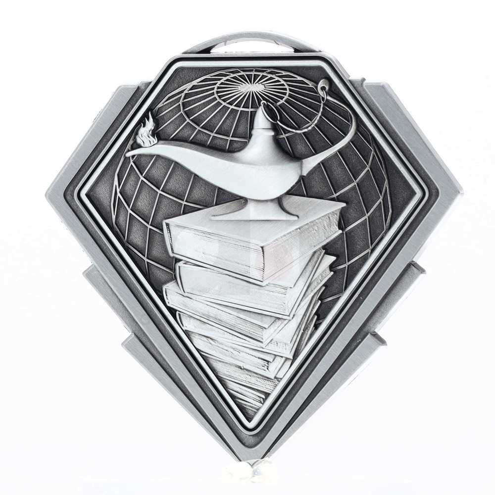 Diamond Medal Silver 80mm - Academic