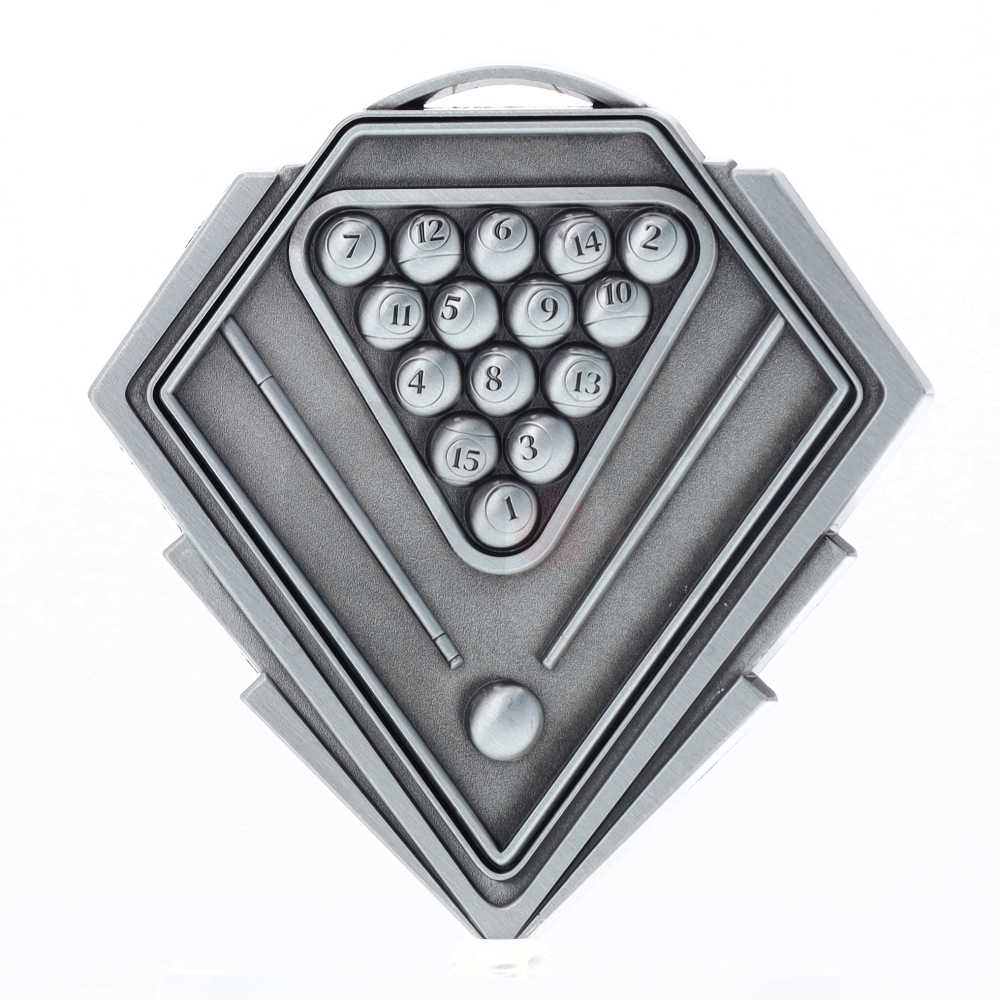 Diamond Medal Silver 80mm - Billiards