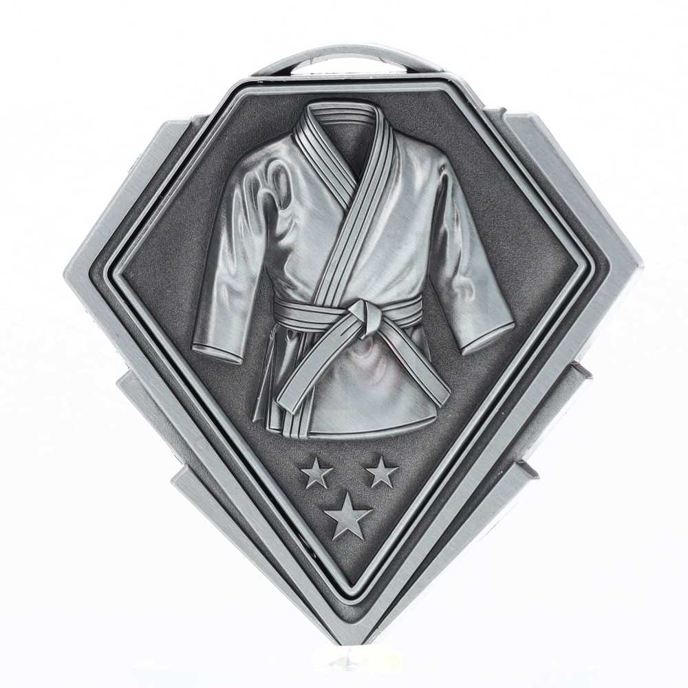 Diamond Medal Silver 80mm - Martial Arts