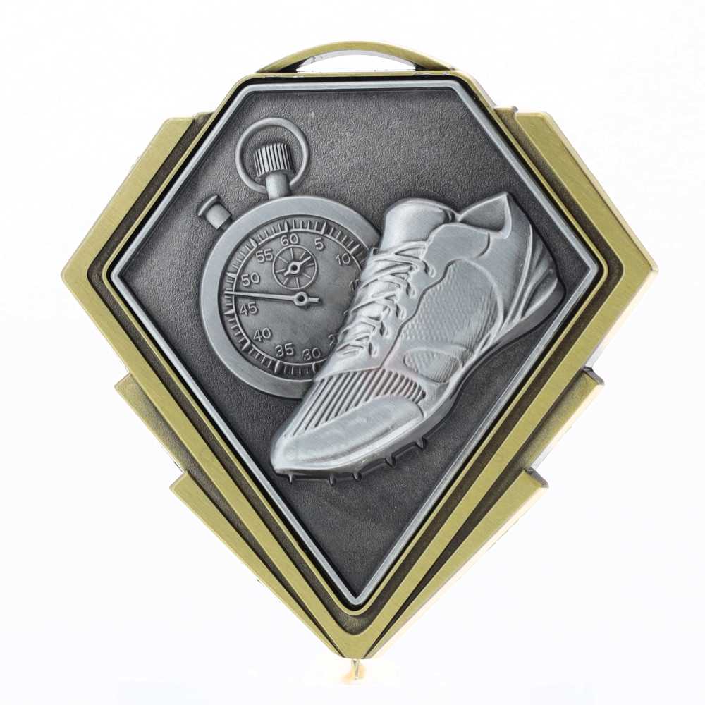 Diamond Medal Gold 80mm - Athletics