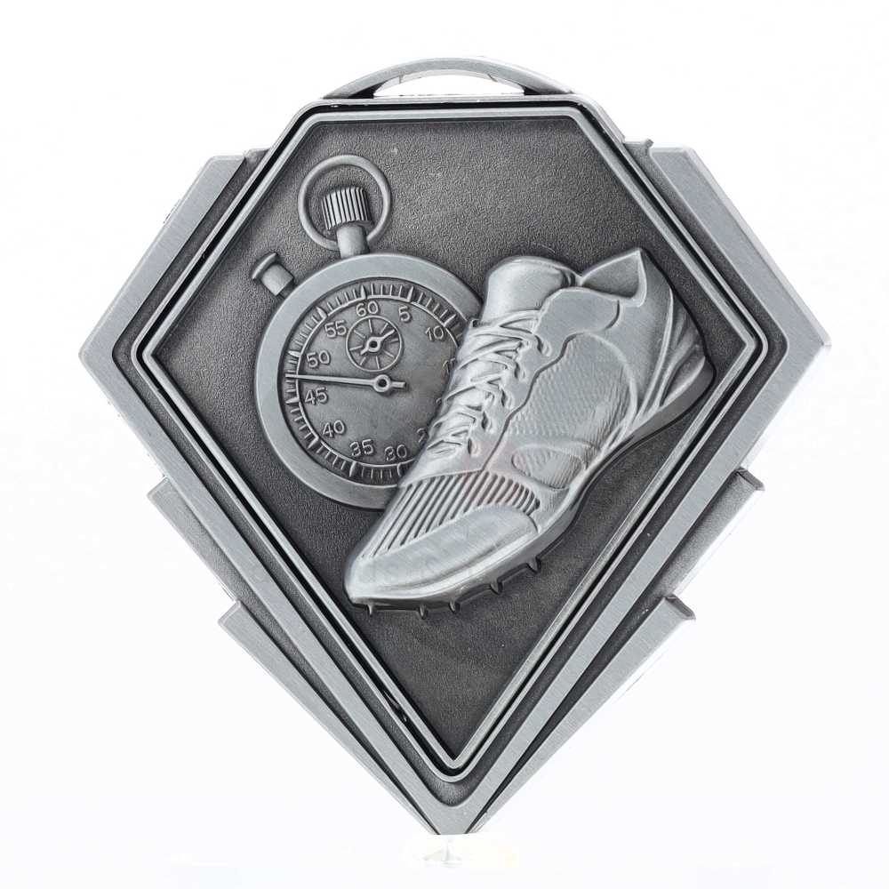 Diamond Medal Silver 80mm - Athletics