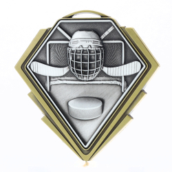 Diamond Medal Gold 80mm - Ice Hockey