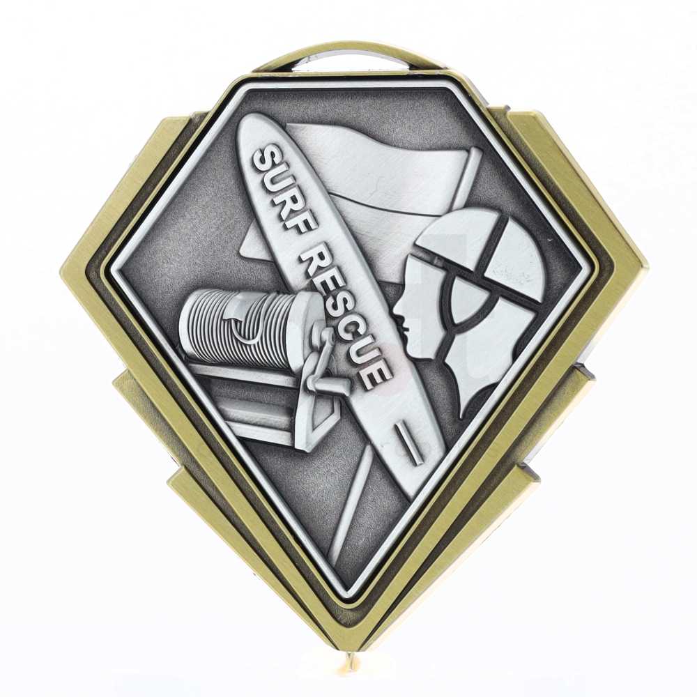Diamond Medal Gold 80mm - Lifesaving
