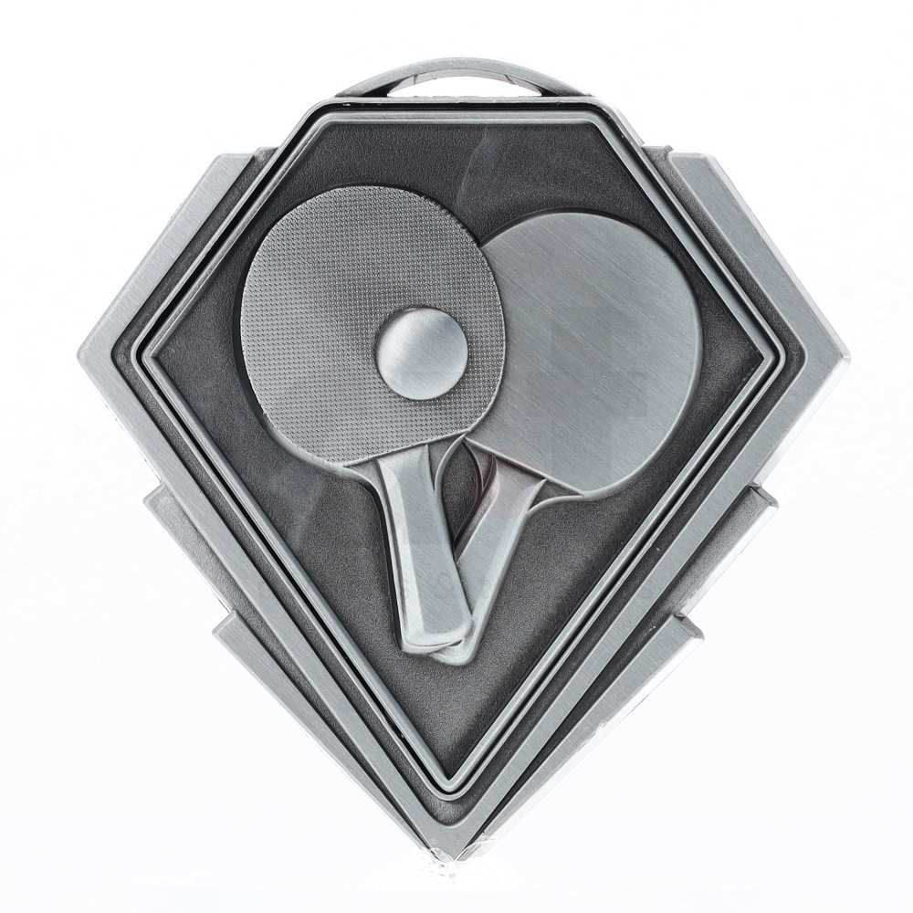 Diamond Medal Silver 80mm - Table Tennis